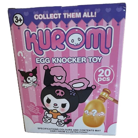 Inspired Kuromi Egg Knocker Toy Set 20pcs Surprise Eggs – New - Picture 1 of 6